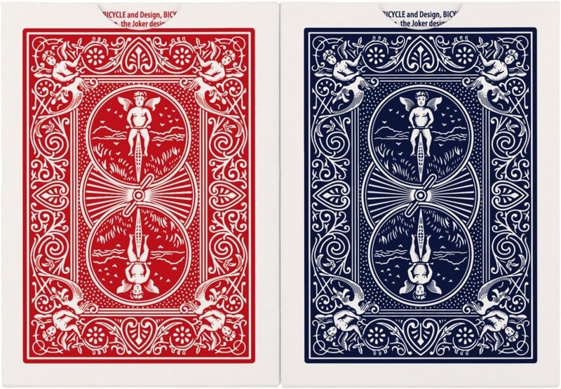 Bicycle Rider Back Playing Cards, Standard Poker Size Deck of Cards, Red & Blue (2 Pack), Classic Cards for Poker, Blackjack, Family Game Night & Card Games, Fun for All Ages - Image 4